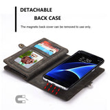 Retro Leather Wallet Case For Samsung Galaxy S10 Plus S9 S9 Note 8 9 Magnetic Back Cover