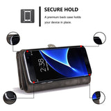 Retro Leather Wallet Case For Samsung Galaxy S10 Plus S9 S9 Note 8 9 Magnetic Back Cover