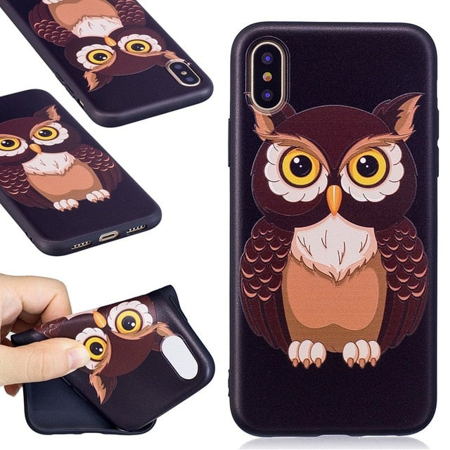 For Apple iPhone X Case For iPhone X Cover Cute Bamboo Panda Flower Phone Case For iPhone X Case Silicone iPhoneX Case Cover 5.8