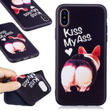 For Apple iPhone X Case For iPhone X Cover Cute Bamboo Panda Flower Phone Case For iPhone X Case Silicone iPhoneX Case Cover 5.8