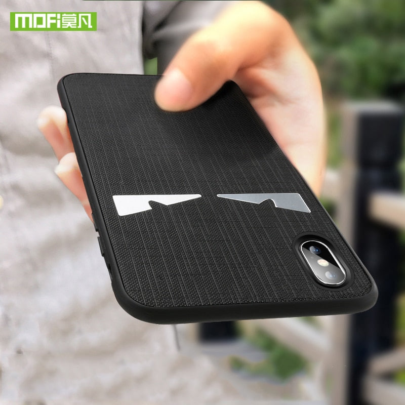 Fashion Case For iPhone X Case Silicone Cover Original MOFI For iPhone X 10 Luxury Silm Protection