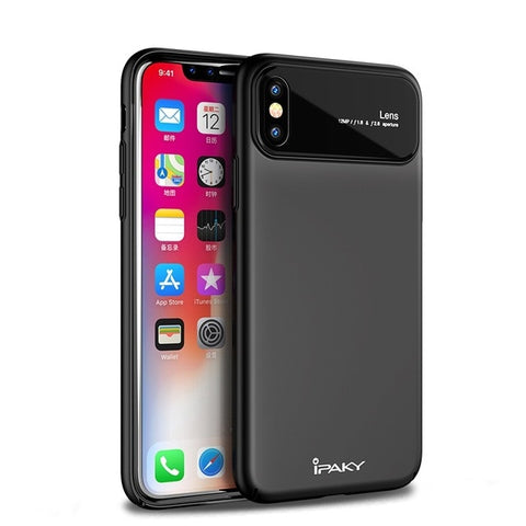 iPhone X Case IPAKY Brand Luxury Tempered Glass PC Hybrid Case Fundas