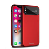 iPhone X Case IPAKY Brand Luxury Tempered Glass PC Hybrid Case Fundas