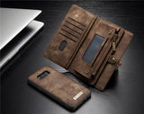 Retro Leather Wallet Case For Samsung Galaxy S10 Plus S9 S9 Note 8 9 Magnetic Back Cover