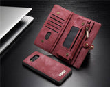 Retro Leather Wallet Case For Samsung Galaxy S10 Plus S9 S9 Note 8 9 Magnetic Back Cover