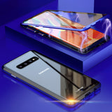 Full Body Protective Case For Samsung Galaxy S10 Plus S9 Note 9 Magnetic 360 Bumper Cover For Samsung S10 Case &Tempered Glass