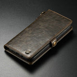 CaseMe Original Case For Samsung Galaxy S10 Plus Retro Genuine Leather Magnetic Removeable Wallet Case For Samsung S10/S10e Case