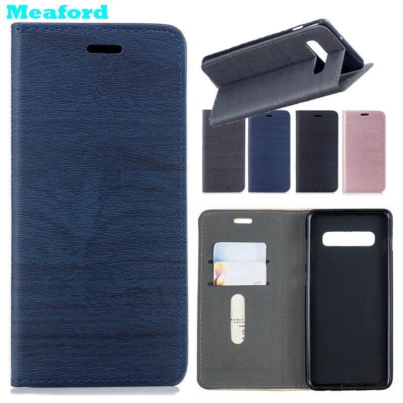 Samsung Galaxy S10 Plus Case Luxury Wallet PU Leather Phone Case