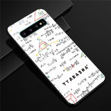 For Samsung S10 Case Glass Tempered Hard Back Cover