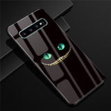 For Samsung S10 Case Glass Tempered Hard Back Cover
