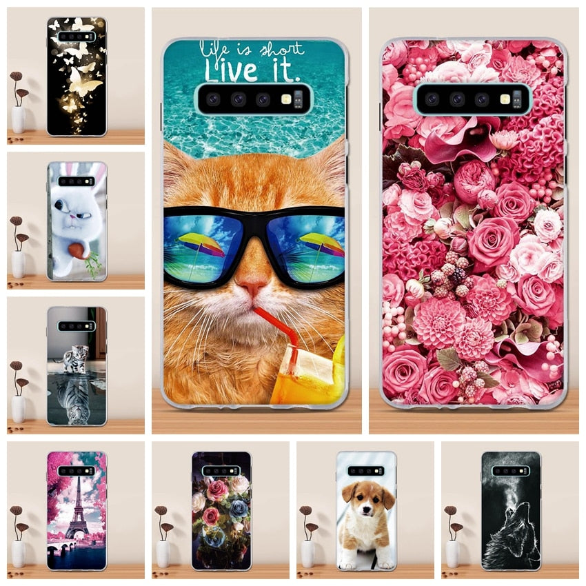 Samsung Galaxy S10 Case Cover TPU Soft Fundas For Samsung Galaxy S10 Case Shockproof Protective