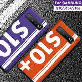 Samsung S10 Case Original Sports Street Culture Leather Soft Edge Protector