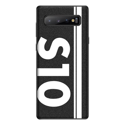 Samsung S10 Case Original Sports Street Culture Leather Soft Edge Protector