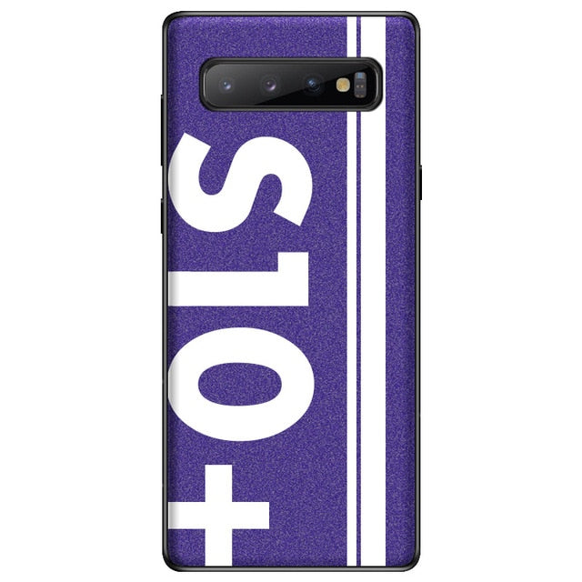 Samsung S10 Case Original Sports Street Culture Leather Soft Edge Protector