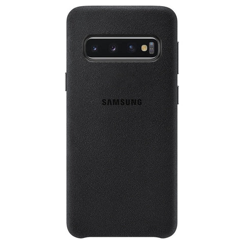 Samsung S10 Case Official Original Genuine Suede Leather Protector Back Case