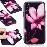 For Apple iPhone X Case For iPhone X Cover Cute Bamboo Panda Flower Phone Case For iPhone X Case Silicone iPhoneX Case Cover 5.8
