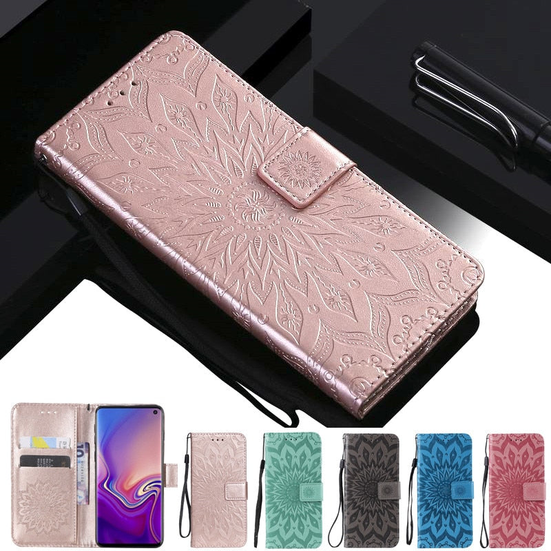 Samsung S10 Case Leather Wallet Flip Cover Samsung Galaxy S10