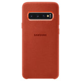 Samsung S10 Case Official Original Genuine Suede Leather Protector Back Case